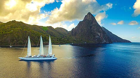 5 Mar 26 - Sailing along the Pitons