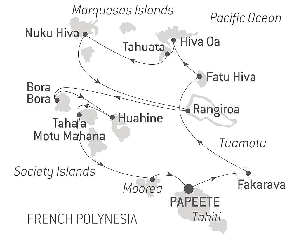 Marquesas, The Tuamotus & Society Islands
