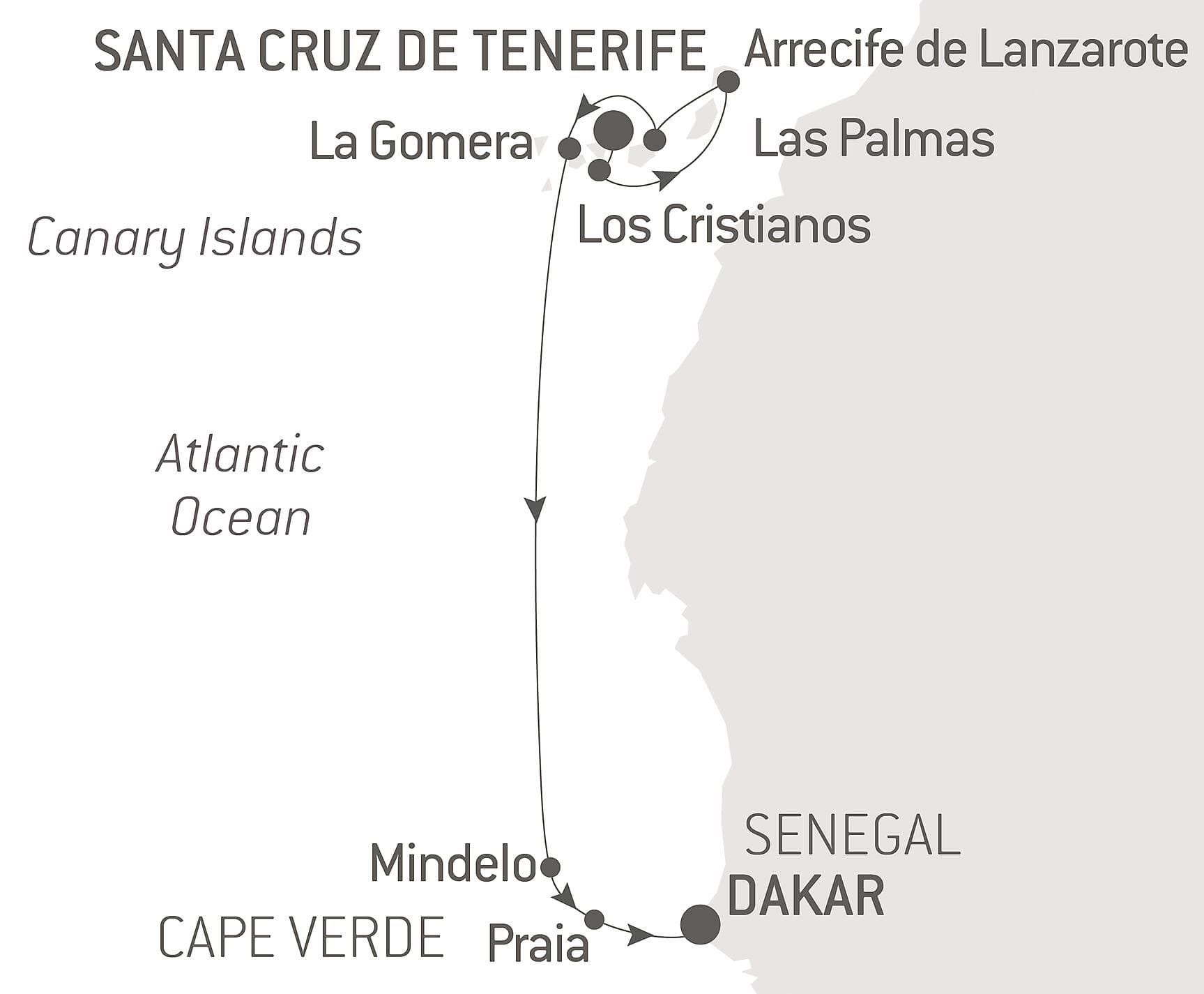 Volcanic landscapes from Canary Islands to Cape Verde