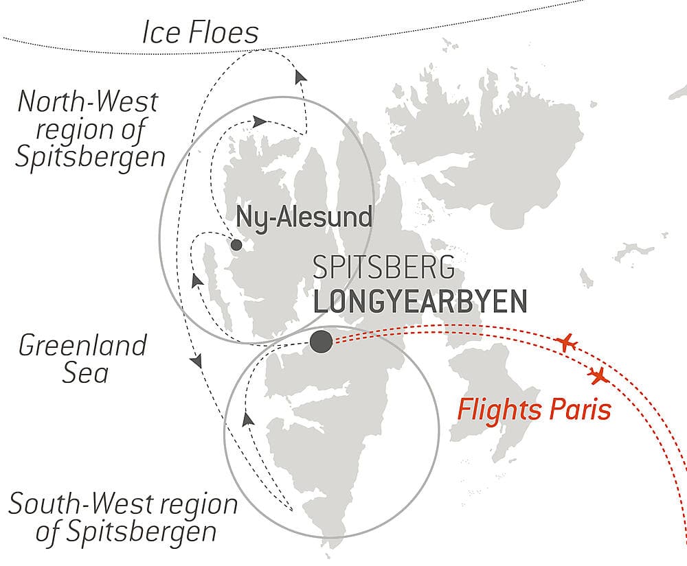 Fjords and glaciers of Spitsbergen  null