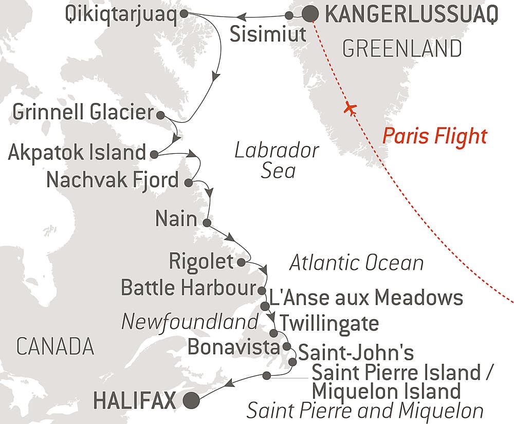 Wilderness from Greenland to the East Coast of Canada null