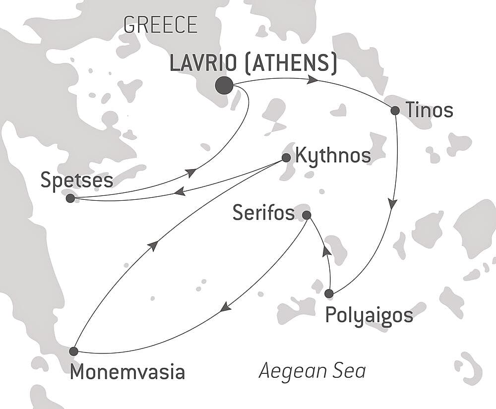 The Cyclades, in the Wake of Le Ponant