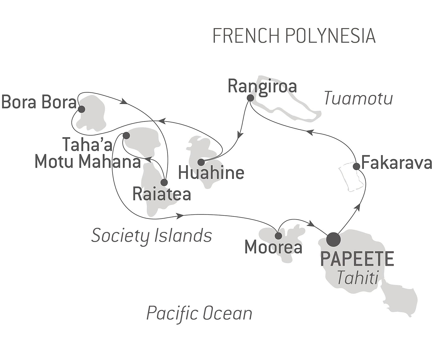 Society Islands & The Tuamotus