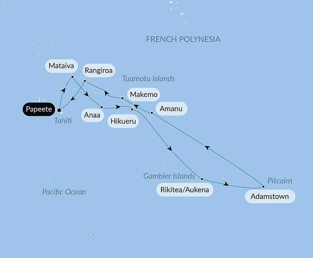 From French Polynesia to Pitcairn Island null