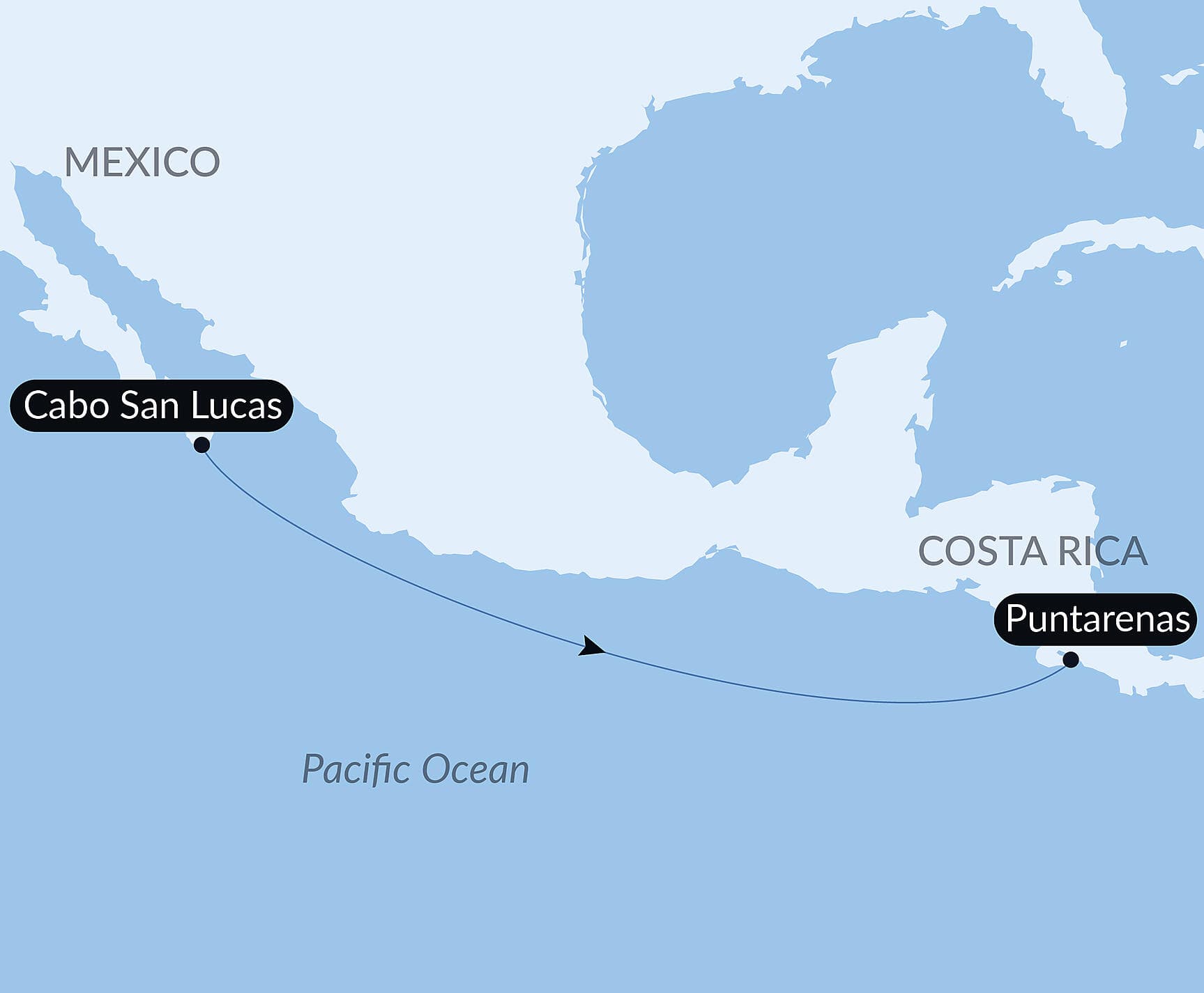 Ocean Voyage: Cabo San Lucas - Puntarenas
