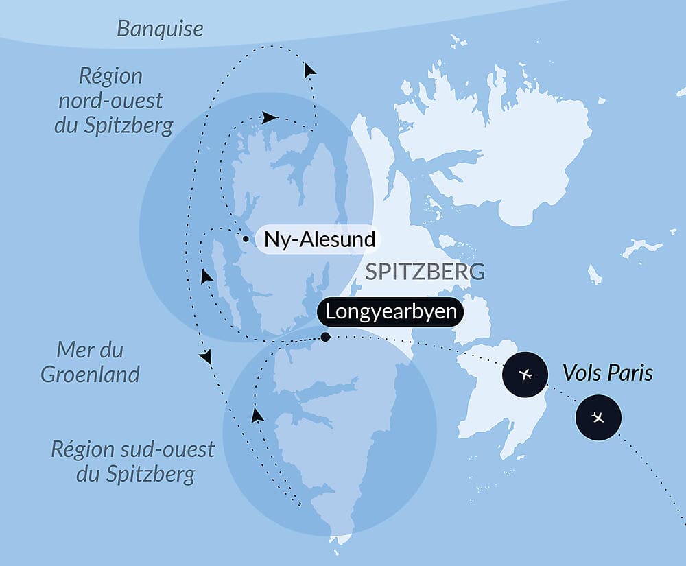 Fjords and glaciers of Spitsbergen  null