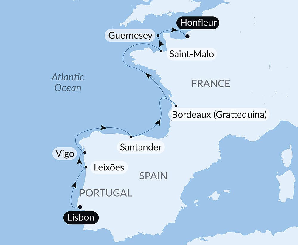 The Iberian Peninsula and Fortified cities of the Atlantic null