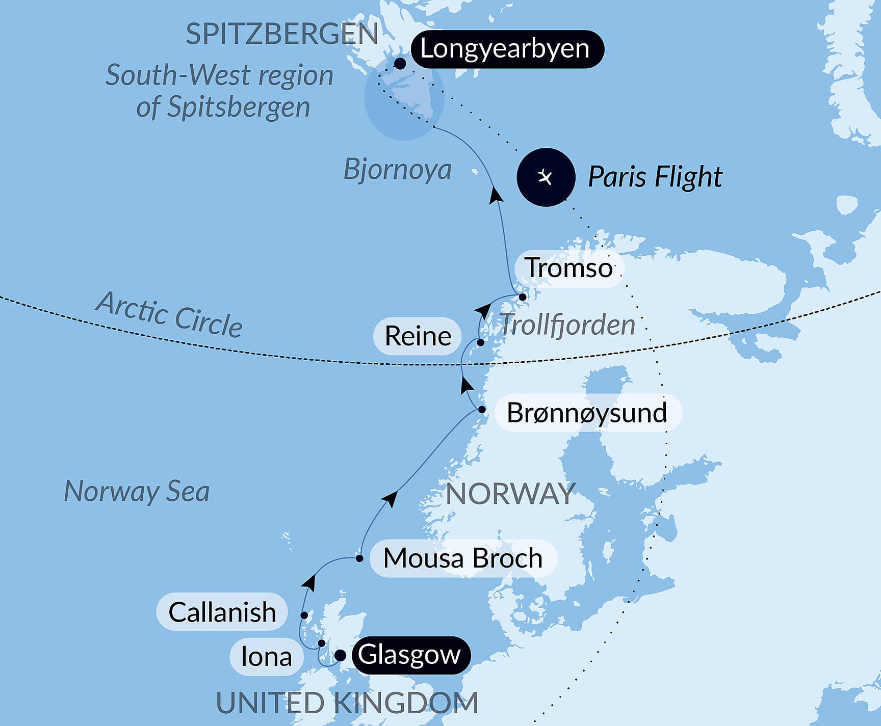 From Scotland to Spitsbergen