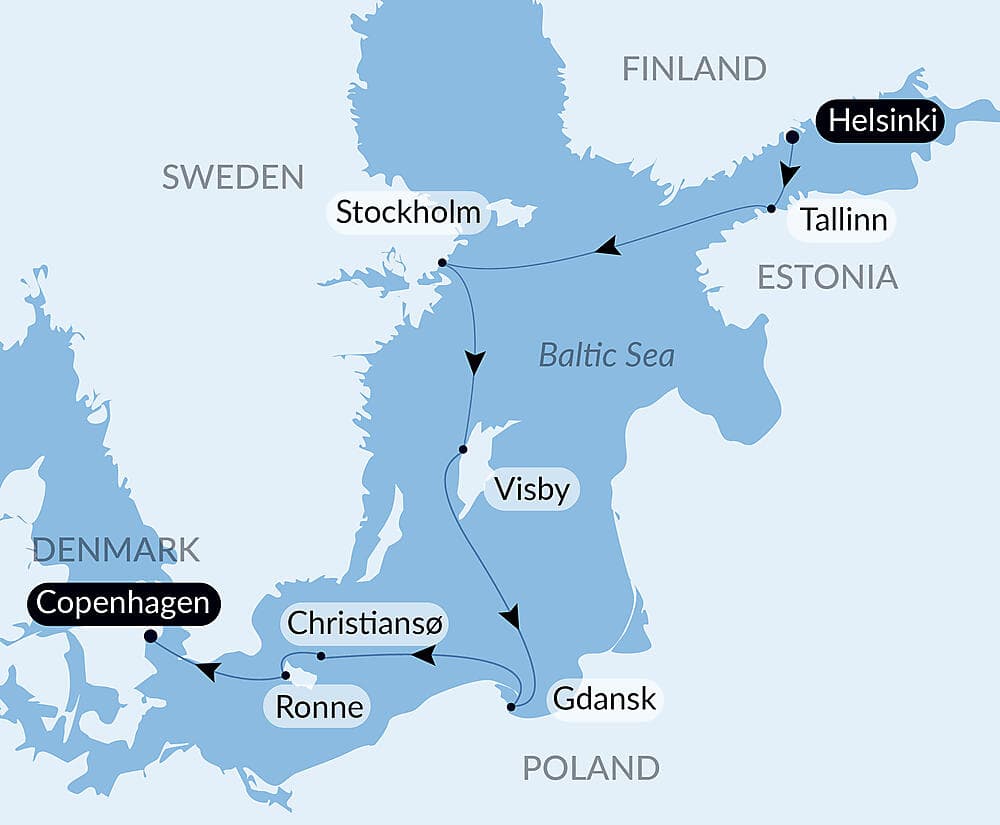 Iconic Capitals & Towns of the Baltic