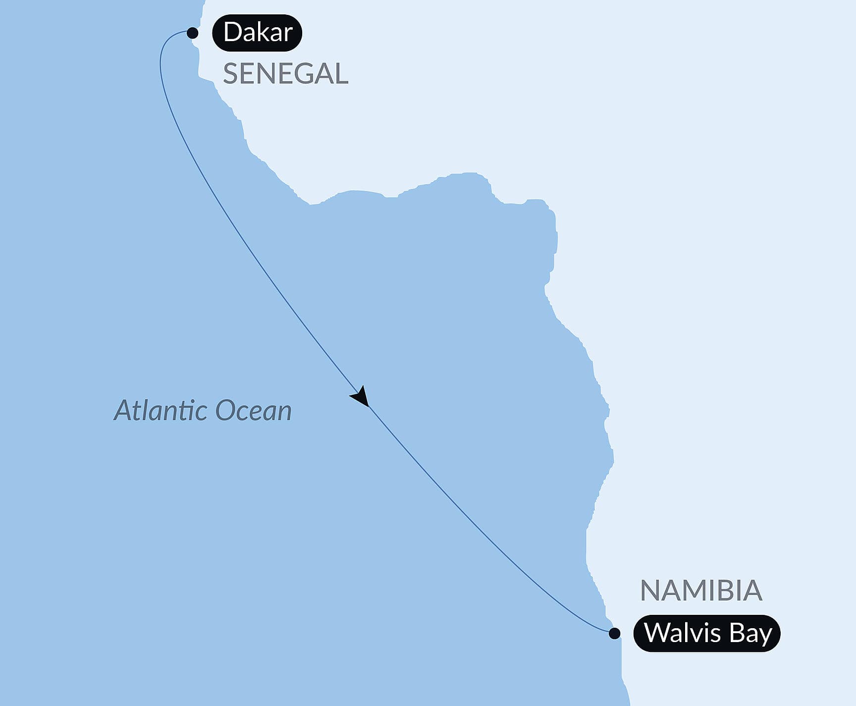 Ocean Voyage: Dakar - Walvis Bay