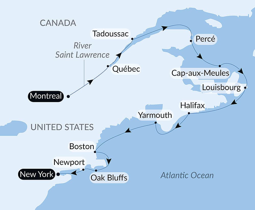 From Québec to the Big Apple: nature & remarkable cities null