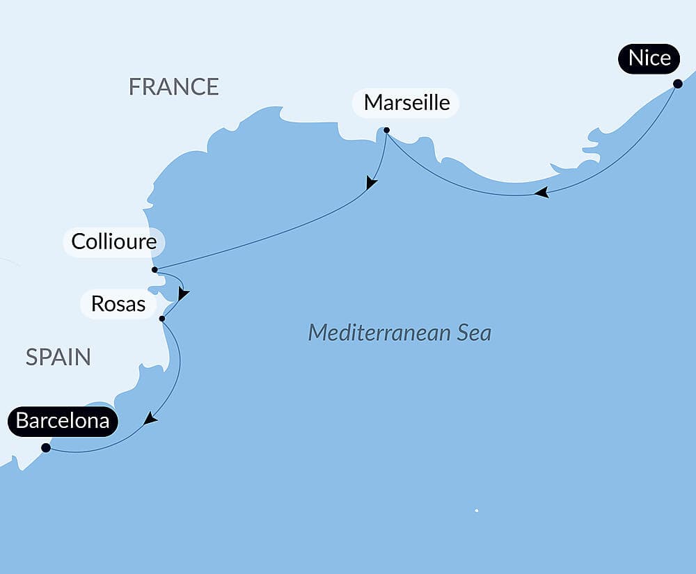 Break between Provence and Catalonia