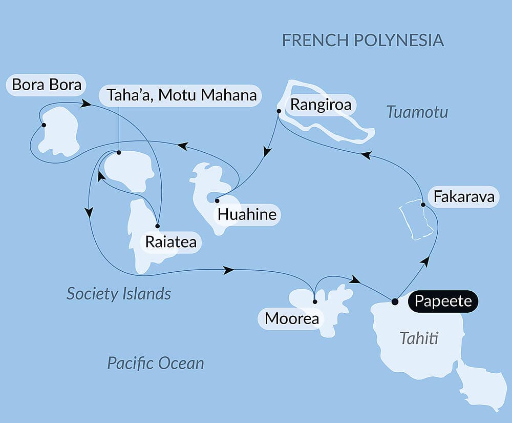 Society Islands & The Tuamotus