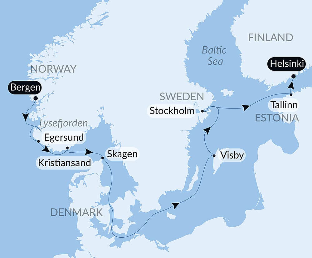 From the North Sea to the Baltic